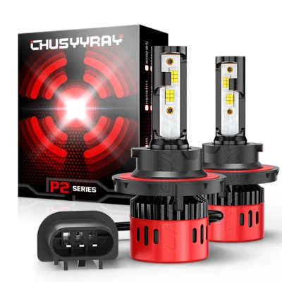 H13 LED Headlight Bulbs for Dodge Ram 1500 2500 3500 2006-2012 High Low Beam Kit Foto 1 de 4