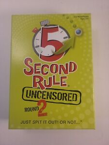 New - PlayMonster 5 Second Rule - Uncensored: Round 2 - Ages 17+ | 3+ players