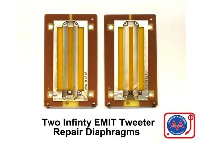 PAIR (2) Infinity EMIT Tweeter Repair Parts • TWO Pieces • NEW Revision 1.0 - Image 1 of 4