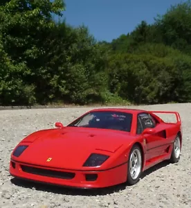 RC FERRARI F40 mit ELEKTRISCHEN Scheinwerfer 34cm Ferngesteuert 27MHz 405166 - Bild 1 von 10