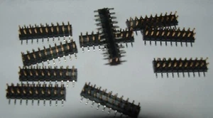10 x 20 Wege SMD 2mm Raster 2 Reihen Stiftleiste SLY-8-SMD055-20S - Bild 1 von 3