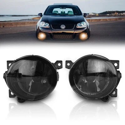 Fog Lights Compatible With 2006-2010 Volkswagen GTI Jetta HB4/9006 51W Smoke Foto 1 de 4