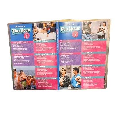 Full House REPLACEMENT DVD for Complete Series Season 3 Discs 1 & 2 ONLY Foto 1 de 2