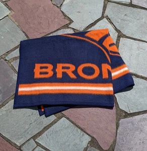Biederlack NFL Denver Broncos Überwurf Decke wendbar 56" x 49" USA Stadium - Bild 1 von 15