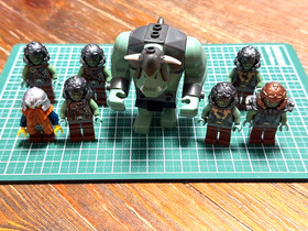 LEGO 7048 Troll Warship Minifigures Lot Fantasy Era 8pcs