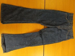 Vtg 70s Levis 646 0217 Bell Bottom Jeans 30x29 Orange Tab Dark Denim Pants - Picture 1 of 18