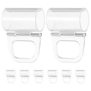 8 Piezas Cien Accesorios para Cortinas Plegables Clips de Plástico Manijas Ciegas - Imagen 1 de 12