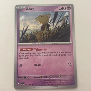Pokemon Twilight Masquerade ABRA 80/167 Common - Picture 1 of 2