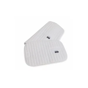 Shires Quilted Bandage Pads - Set Of 4 - White - Two Sizes - Picture 1 of 1
