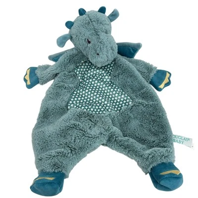 Douglas Baby Demitri Dragon Lovie Blue Aqua Plush Sshlumpie 18 Inch Stuffed Toy - Изображение 1 из 4