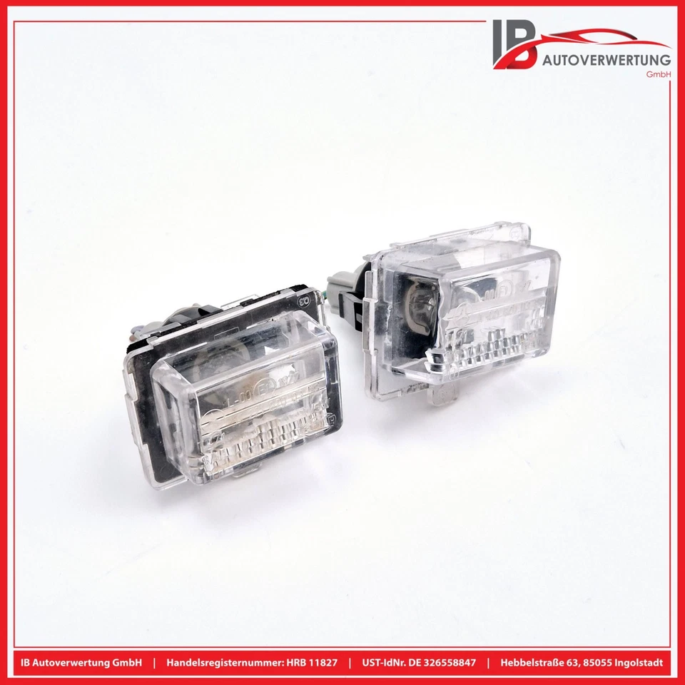 Mercedes-Benz S500 W221 Hella Rear License Plate Light X2 A2218200356 - Image 1 of 4