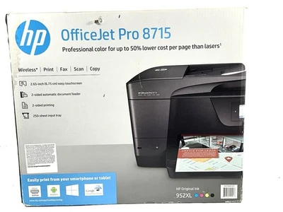 HP OfficeJet Pro 8715 All-in-One Wireless Color Printer Brand New, Sealed - Image 1 of 4