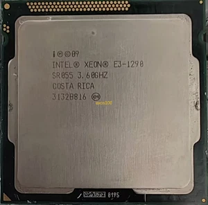 Intel Xeon E3-1290 Quad Core CPU 3.60GHz 8MB LGA1155 CPU Processor SR055 - Picture 1 of 6