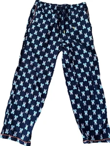 Pantalone pigiama uomo Psycho bunny Robert Godley taglia media blu navy - Foto 1 di 9