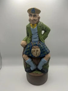 Stampo Albertas Vintage Scozzese 72’ Scotch Gentlemen Decanter 12” Ceramica - Foto 1 di 9