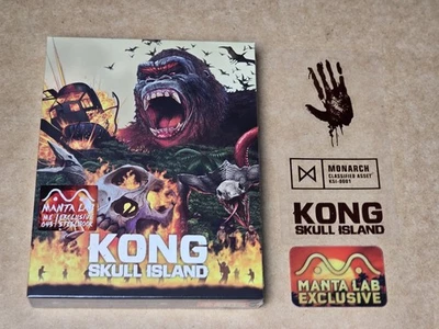 Kong Skull Island MANTA LAB  Full Slip 4K UHD Blu ray Steelbook - Brand New - Image 1 of 4