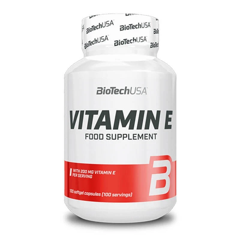 (310 EUR/kg) Biotech USA Vitamin E 100 Gelkapseln Laktosefrei - Bild 1 von 1