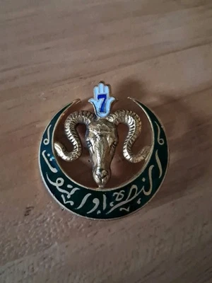 Insigne militaire pour Collection 7eme Régiment de tirailleurs algériens - Photo 1/4