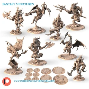 Miniature D&D/wargames Signum Workshop Febbraio February 2025 resina 3d print - Foto 1 di 10