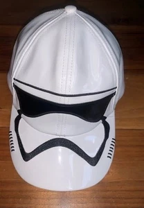 DISNEY STORE STAR WARS STORMTROOPER BOYS WHITE VINYL HAT CAP (7-10 YEARS) - Picture 1 of 6