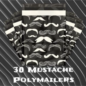 30 Schnurrbart 10x13 Poly Versandtaschen - Bild 1 von 2
