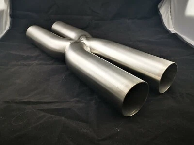 X-Rohr X-Pipe 63,5mm Edelstahl - Bild 1 von 3