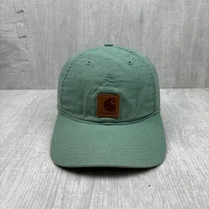 Carhartt Mütze Cap Strap Back Sage Green Emerald Logo Workwear Canvas - Bild 1 von 6