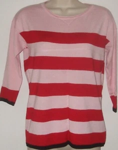 ELEGANTE SOMMER FEINSTRICK PULLI in ROSA ROT - GR 36/38 - Bild 1 von 4