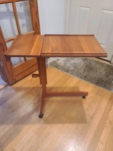 Furbo Spottrup Denmark MCM Teak Wood Adjustable Music Stand Table - Picture 1 of 11
