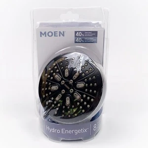 MOEN HydroEnergetix 8-Spray Patterns Single Wall Mount Fixed Shower Head BRONZE! - Picture 1 of 8