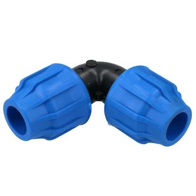 Connecteur de raccord à compression 20 x 20 mm coude MDPE à 90 degrés - Photo 1/4