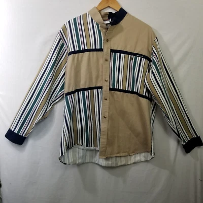 Camisa vintage años 90 Mo Betta Western abotonada cepillo popper 17,5x35 EE. UU. Foto 1 de 4