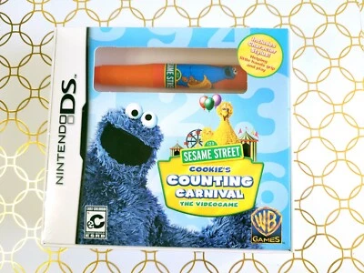 NEW Sesame Street - Cookie's Counting Carnival (Nintendo DS) CIB Authentic - Image 1 of 4