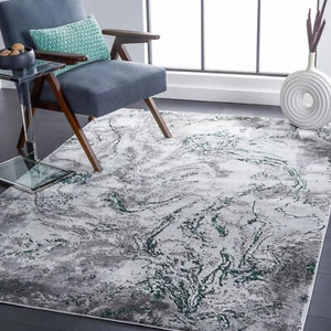 Safavieh Power Loomed Craft Collection Grey / Green Area Rugs - CFT864J - Picture 1 of 12