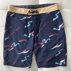 Tavik Modern Beach Culture Gray 32 Board Shorts Swim Trunks Inseam 9" - Picture 1 of 6