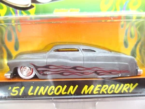 JADA - ROAD RATS -1949-1951 MERCURY COUPE LOWRIDER - FLAMES - 1/64 DIECAST - Picture 1 of 15