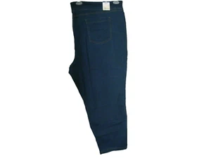 TERRA & SKY (DARK) DENIM SKINNY STRETCH MID-RISE JEGGINGS SZ 5XL (32W-34W) (NWT) - Picture 1 of 4
