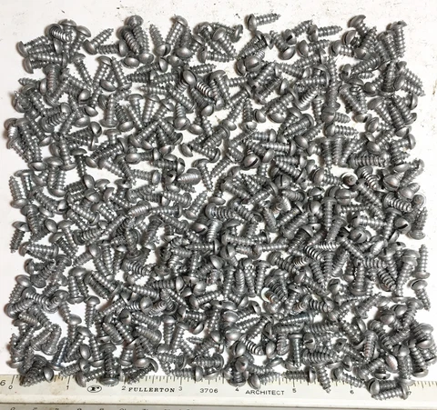 Lot Of 475 1/2” Slotted Pan Head Screws Restoration Hardware Salvage NOS/Used Cover