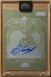 2024 Topps Star Wars Chrome Black Katee Sackhoff Bo-Katan Kryze Plate Auto #1/1 - Picture 1 of 2