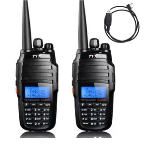 2PC TYT TH-UV8000D Mobile Radio 136-174/400-520MHz FM Transceiver +Program Cable - Picture 1 of 10