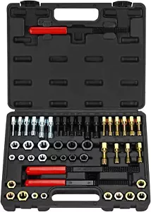 49PCS Thread Chaser Set, Thread Restorer Box Kit with UNF, UNC and Metric Size - Picture 1 of 16