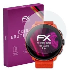 atFoliX Glasfolie für Suunto Run Panzerfolie 9H Schutzpanzer Displayschutzfolie - Zdjęcie 1 z 8