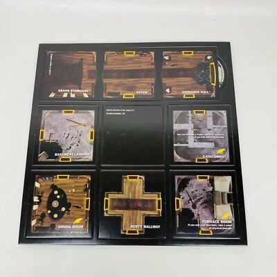 Betrayal At House on the Hill 2nd  Edition Unpunched 6 Room Tiles 2010 - Image 1 of 4