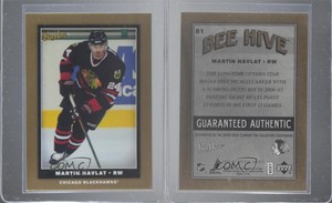 2006-07 Upper Deck Bee Hive Gold Martin Havlat #81