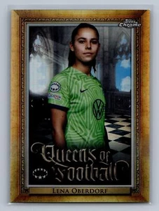 Lena Oberdorf 2022-23 UEFA Chrome Women's CL Queens of Football #Q-15 - Picture 1 of 2