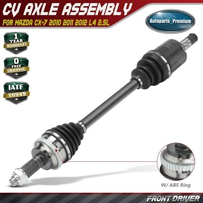Conjunto de eje CV del lado del conductor delantero izquierdo para Mazda CX-7 2010 2011 2012 L4 2,5 L Foto 1 de 4