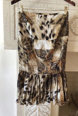 Falda Just Cavalli Estampado Leopardo Talla 2-4, 40 IT Foto 1 de 4