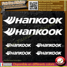 6 Stickers Autocollant hankook sponsor échappement lot planche sticker decal