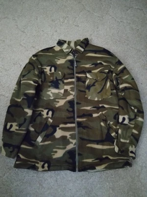 Chaqueta NBN Gear Camuflada Polar Cremallera Completa Para Hombre Talla Mediana Foto 1 de 4