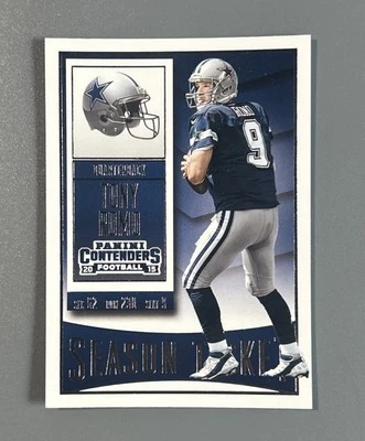 2015 Panini Contenders Football Tony Romo Dallas Cowboys #87 - Image 1 of 2